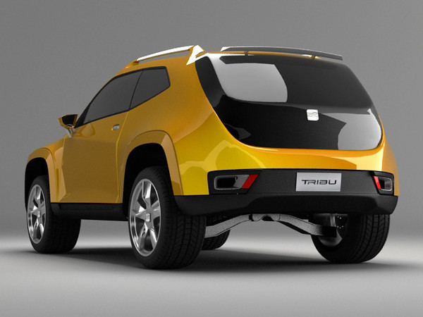 seat tribù concept suv 3d model - Seat Tribù concept by fabelar